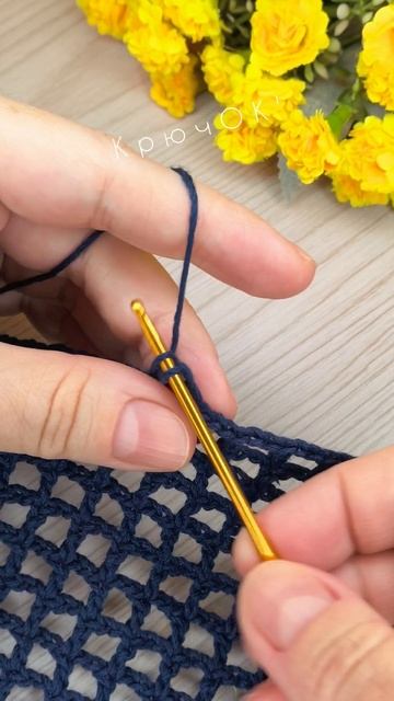 Узор крючком 92 #shorts #вязаниекрючком #узорыкрючком