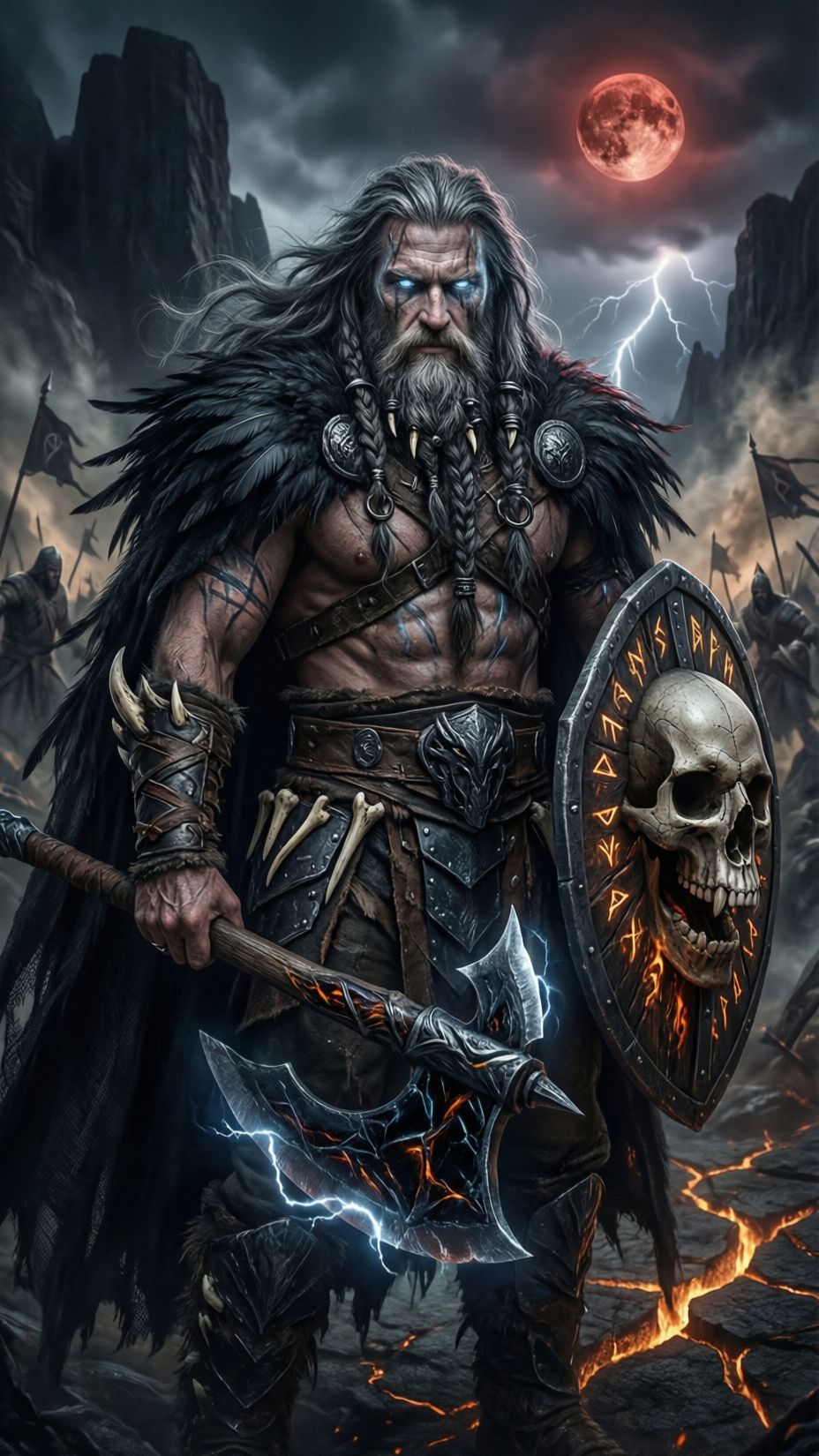 Бог войны (AI Generation)  #metal #rock #music #фэнтези