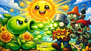 Прохождение растения против зомби. Для детей мод