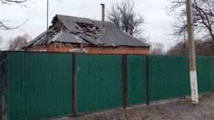 Дом поврежден в результате атаки БПЛА в Приморско-Ахтарске