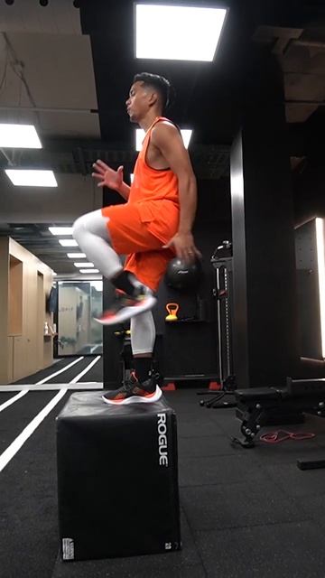 Дроп прыжок + запрыгивание на бокс | Single Leg Fast Drop ISO Box Jump