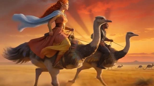 Эльфийская страусиная кавалерия