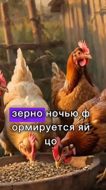 Время кормления кур очень важно 🐔🐔