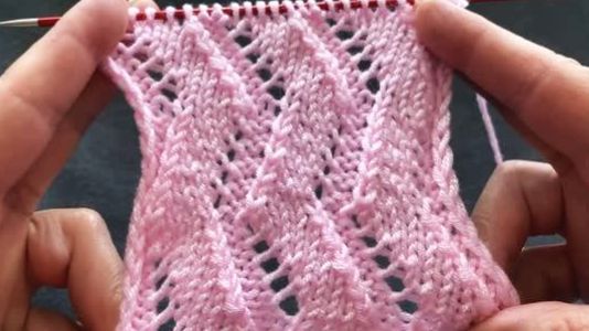 😍👍ИНТЕРЕСНЫЙ УЗОР СПИЦАМИ