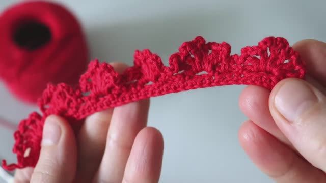 Очаровательная кайма крючком смотреть онлайн