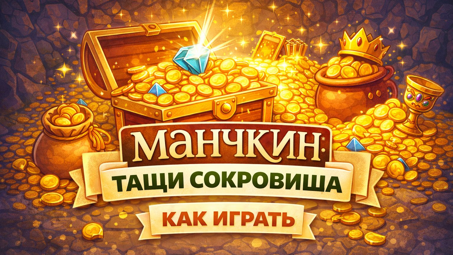 Манчкин: Тащи сокровища — правила настольной игры | Как играть