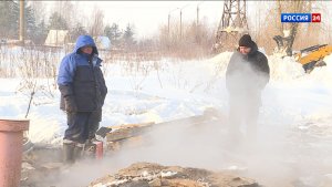 Дома в слободе Курочкины подключили к отоплению