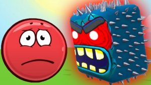 Новый КРАСНЫЙ ШАР, Красныш спасает деревню красных шариков