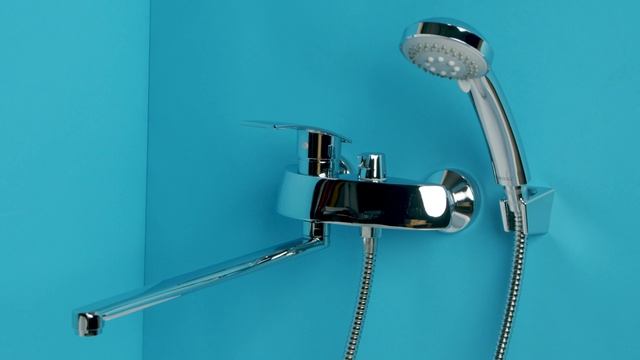 Смеситель для ванны с душем BOOU B8213-46F хром