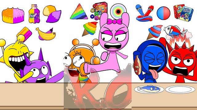 SPRUNKI OC: КАКИМИ ОНИ БЫЛИ МОЛОДЫМИ? Юные версии Саймона Дёрпла и других РЕАКЦИЯ смотреть онлайн