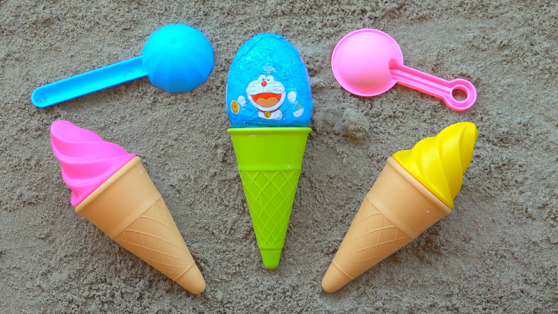 Учим Цвета с Котиком Дораэмон | Развивающий мультик новинка для детей малышей про Яйцо Сюрприз смотреть онлайн