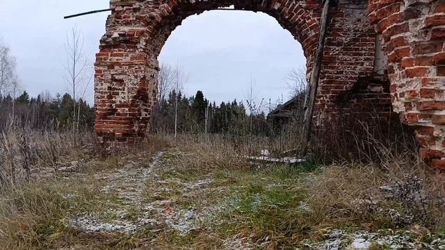 дорога домой или приключения на #ниве разрушенная церковь