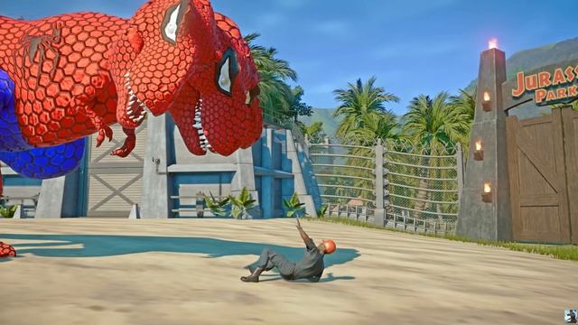 Динозавры. Тиранозавр Рэкс. Индоминус. Снинозавр. Битва Динозавров. смотреть онлайн