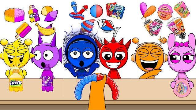 УСНУТЬ ПОД ЗВУКИ ЕДЫ: ASMR Mukbang от Sprunky РЕАКЦИЯ смотреть онлайн