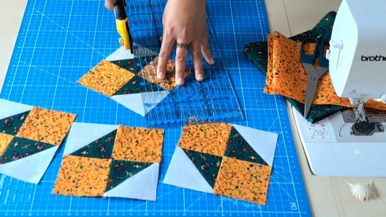 Эффектная идея для лоскутного блока. Когда красота и креативность соединяются в идеальной форме. смотреть онлайн