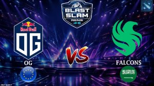МЭЛРИН ПОКАЗАЛ СНАЙПЕРА ПРОТИВ ТОП ГРУППЫ | Falcons vs OG (BO1) BLAST Slam 6