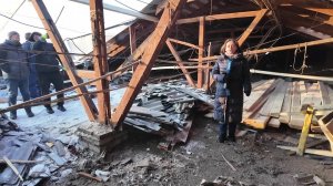 Рухнула кровля пятиэтажка оставалась без отопления