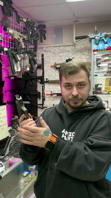 Пистолет Walther P99 металл  затворная задержка  6 мм