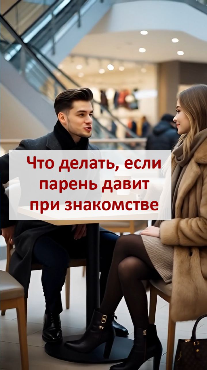 Что делать, если парень давит при знакомстве