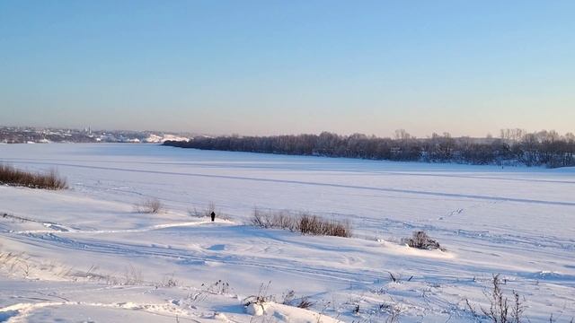 Теплый зимний февральский закат ( 5 февраля)
