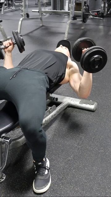 Жим гантелей на скамье | Flat Dumbbell Bench Press