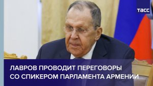 Лавров проводит переговоры со спикером парламента Армении