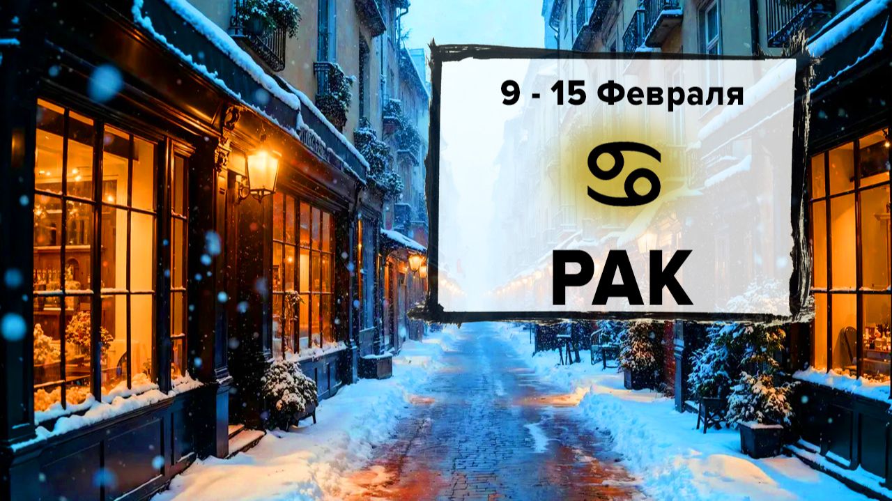 РАК ♋ 9 - 15 Февраля 2026 | Расклад таро на неделю для знака Зодиака Рак смотреть онлайн