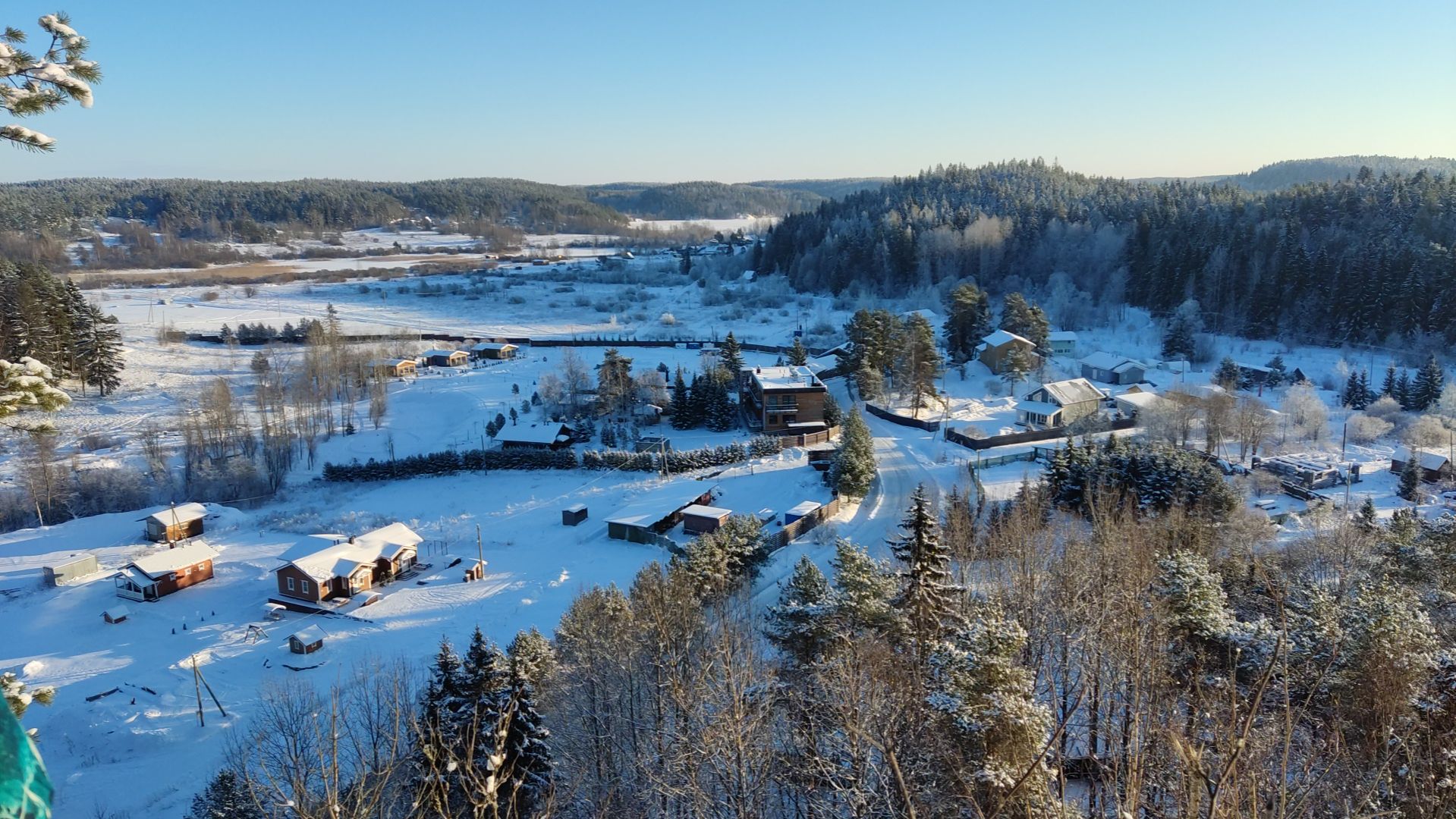 Подъем на зимнюю Змеиную гору , Карелия