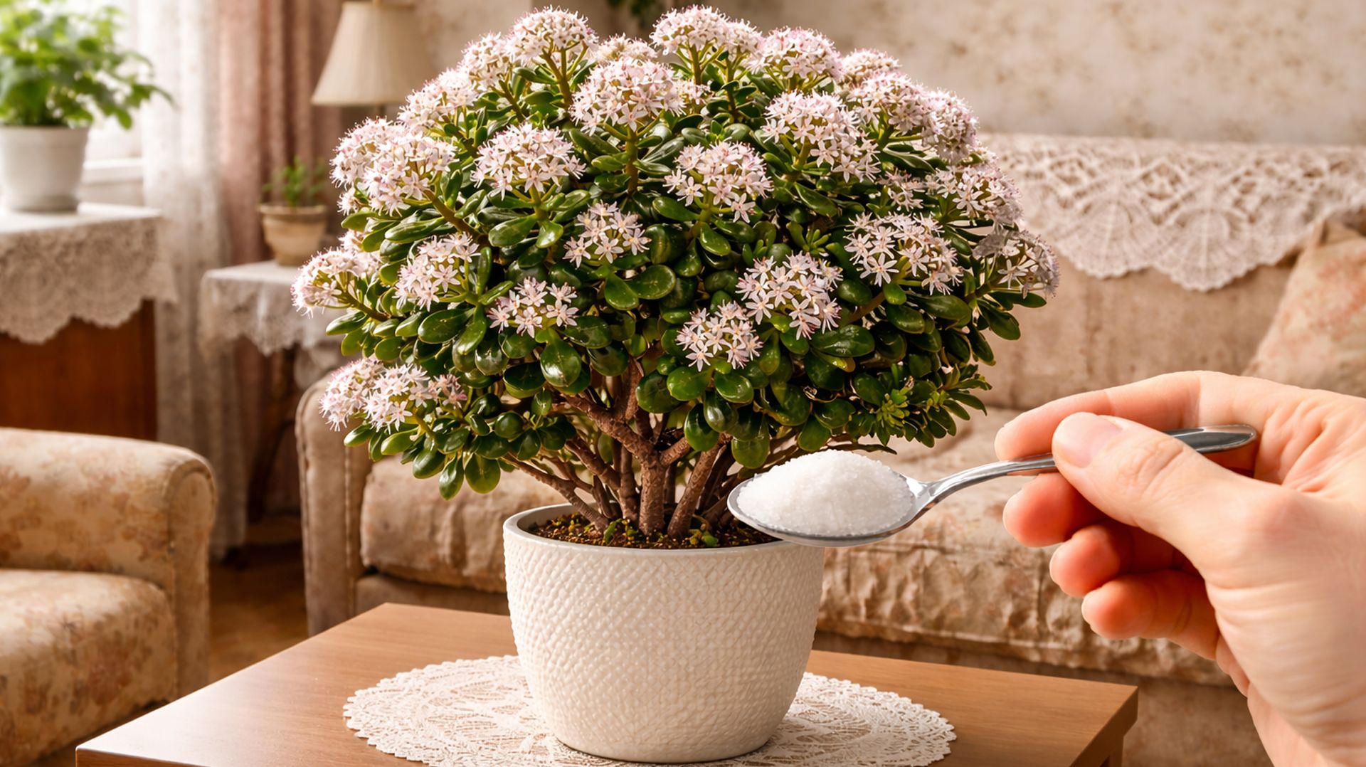 Денежное дерево цветёт постоянно после такой простой подкормки смотреть онлайн