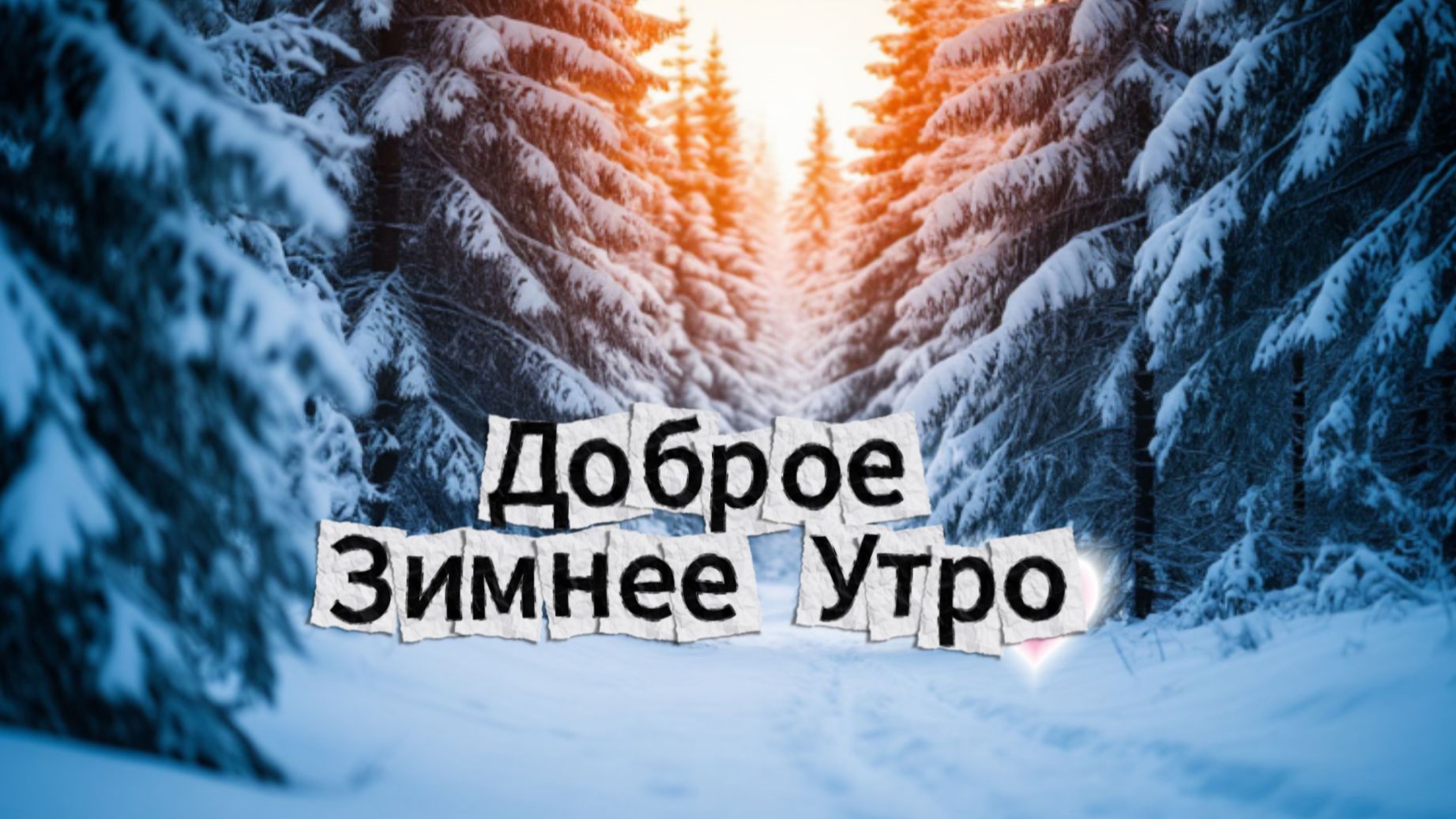 Доброе зимнее утро! Хорошего настроения! смотреть онлайн