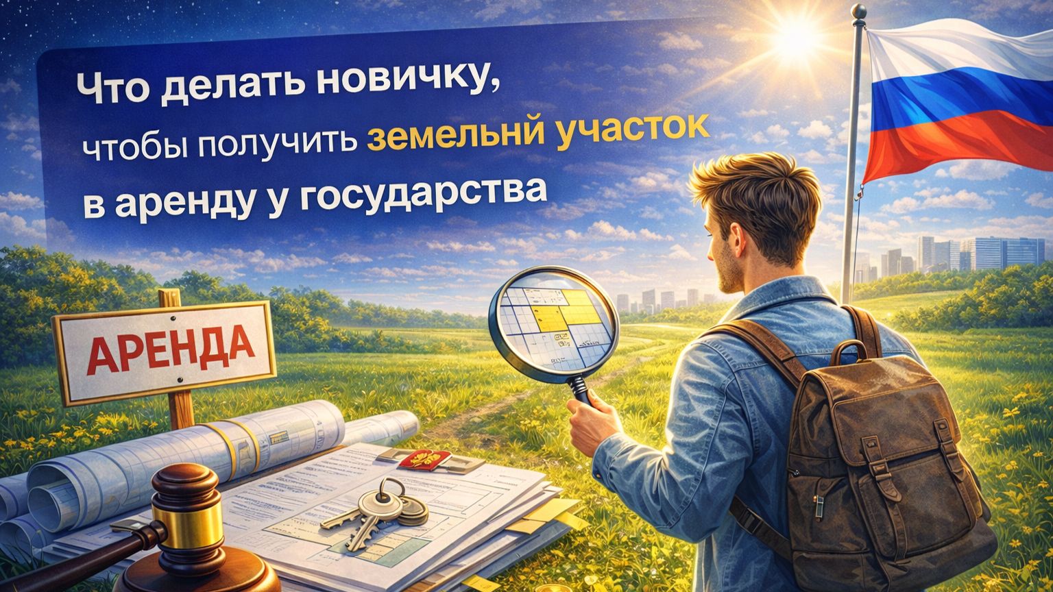 Что делать новичку чтобы получить земельный участок в аренду у государства смотреть онлайн