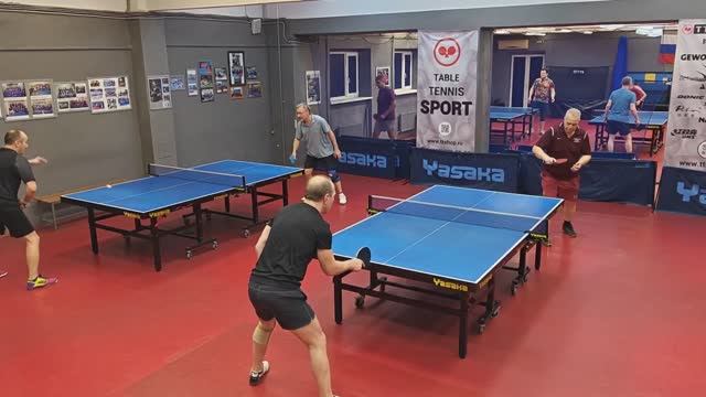 Звергздин А. (694) - Денисов А. (586) 03.02 настольный теннис Малиновый 400+ турнир СПб смотреть онлайн