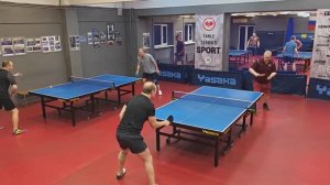 Звергздин А. (694) - Денисов А. (586) 03.02 настольный теннис Малиновый 400+ турнир СПб