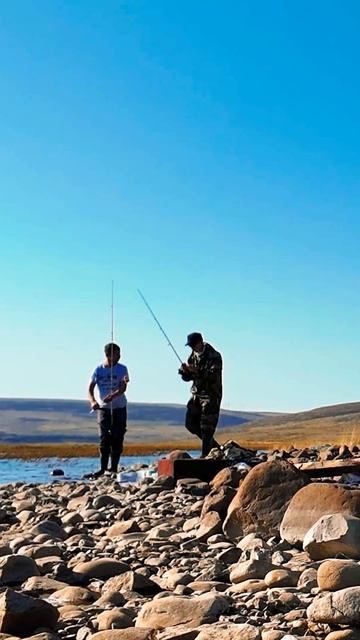 Хариусовая удача. Фрагмент 2 #Хариус #Таймыр #Рыбалка