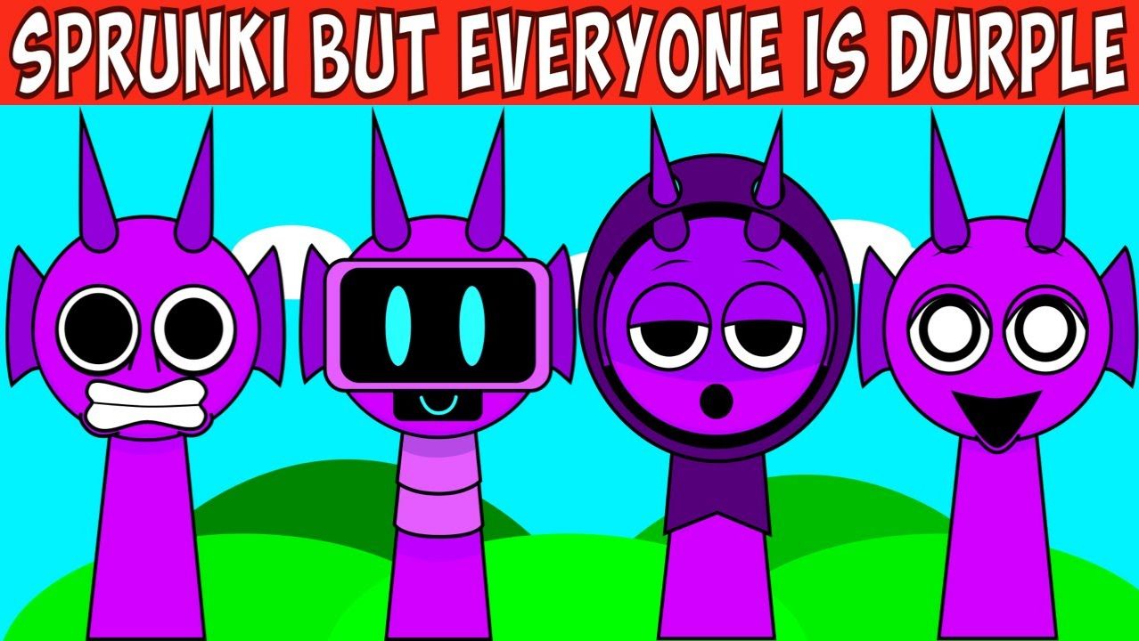 INCRDIBOX SPRUNKI: НО В ФАЗЕ 1 ВСЕ — DURPLE! 💜🌀 смотреть онлайн