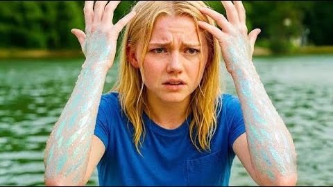 КОРОЛЬ МОРЯ узнаёт, что МОГУЩЕСТВЕННАЯ ДОЧЬ вышла из воды, и посылает бурю, чтобы УВЕСТИ ЕЕ ОТ ЛЮДЕЙ