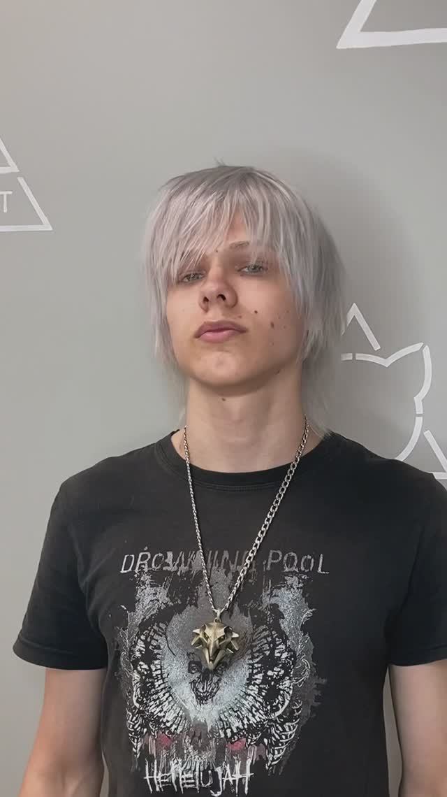 Мужское окрашивание в белый! смотреть онлайн