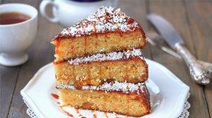 🥮 Пирог курагой и апельсиновыми нотками на питьевом йогурте | рецепт простой выпечки к кофе