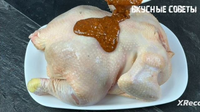 Курица в Духовке!!!Сочная,вкусная и поджаристая! смотреть онлайн