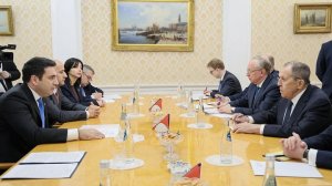 Министр С.В.Лавров с Председателем Национального Собрания Республики Армения, Москва, 5 февраля 2026