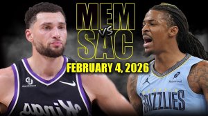 05.02.2026 | ОБЗОР МАТЧА | Сакраменто Кингз - Мемфис Гриззлиз | Highlights