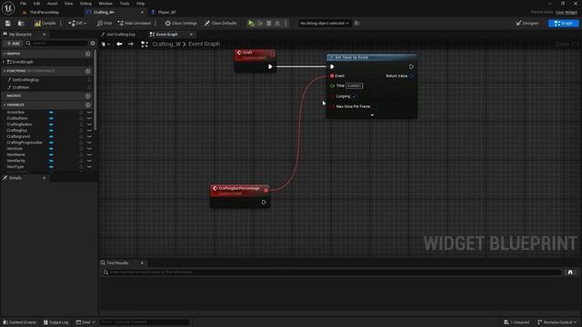 Урок RPG 43. Отображение прогресса крафта (Unreal Engine 5)