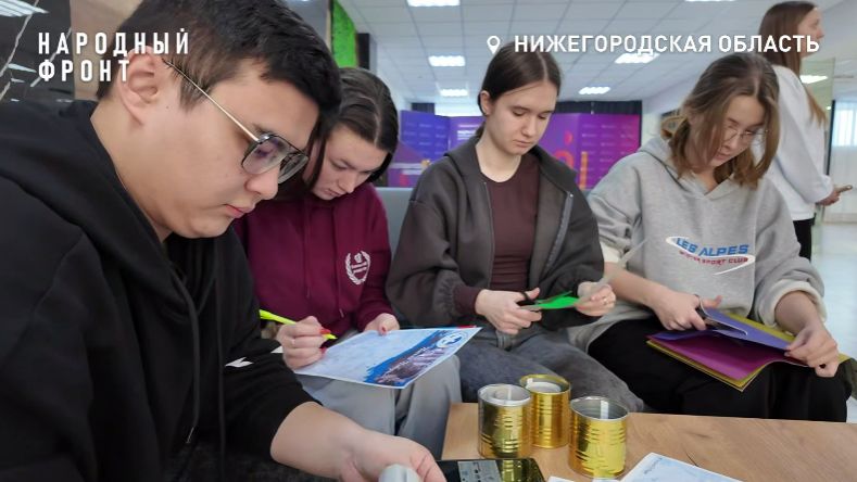 Студенты и преподаватели Княгининского университета присоединились к акции "Час для Победы" смотреть онлайн