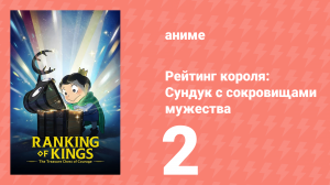 Рейтинг короля: Сундук с сокровищами мужества 2 серия (аниме-сериал, 2023)