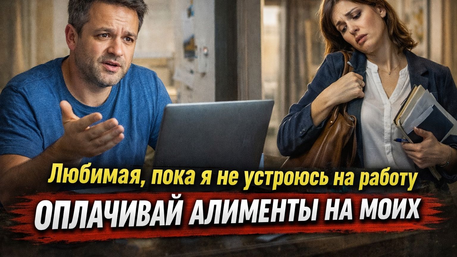 Любимая, пока я не устроюсь на работу оплачивай алименты на моих Любимая, пока я не устроюсь на работу оплачивай алименты на моих