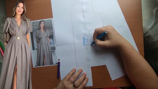 Моделирование. Платье. Выкройка № 1951. смотреть онлайн