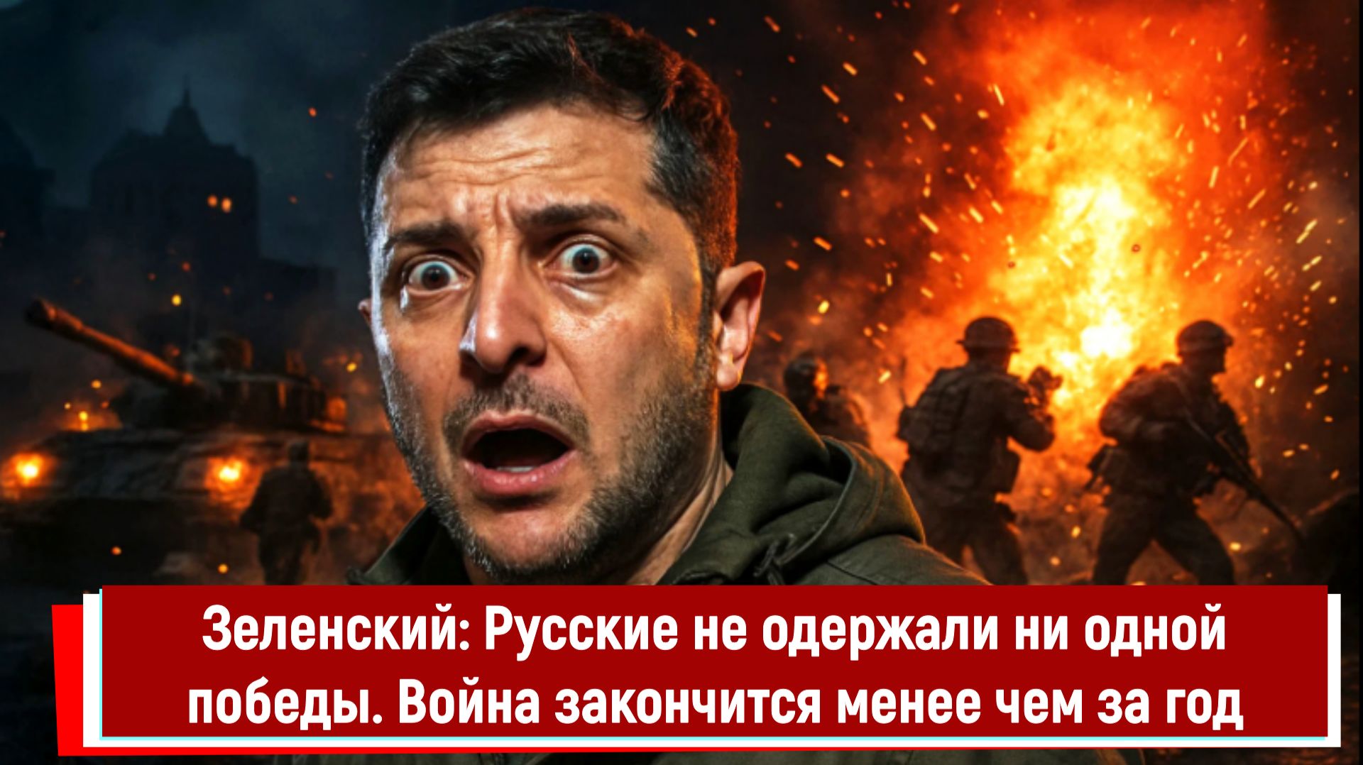 Зеленский: Русские не одержали ни одной победы. Война закончится менее чем за год смотреть онлайн
