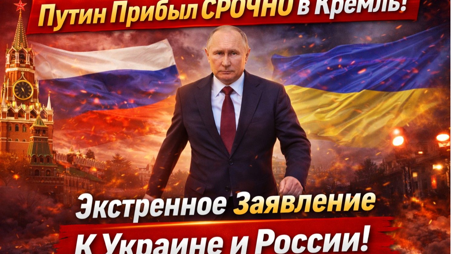 Путин Прибыл СРОЧНО в Кремль! Экстренное Заявление К Украине и России! смотреть онлайн