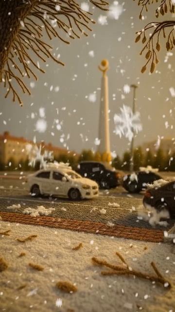 Зимний город