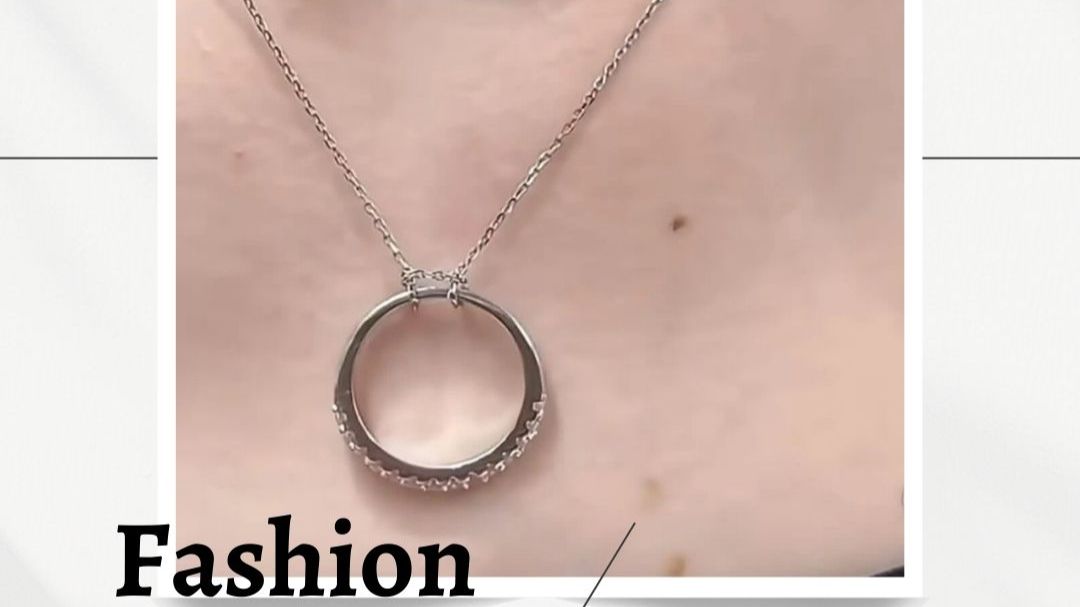 Как продеть кольцо через цепочку смотреть онлайн